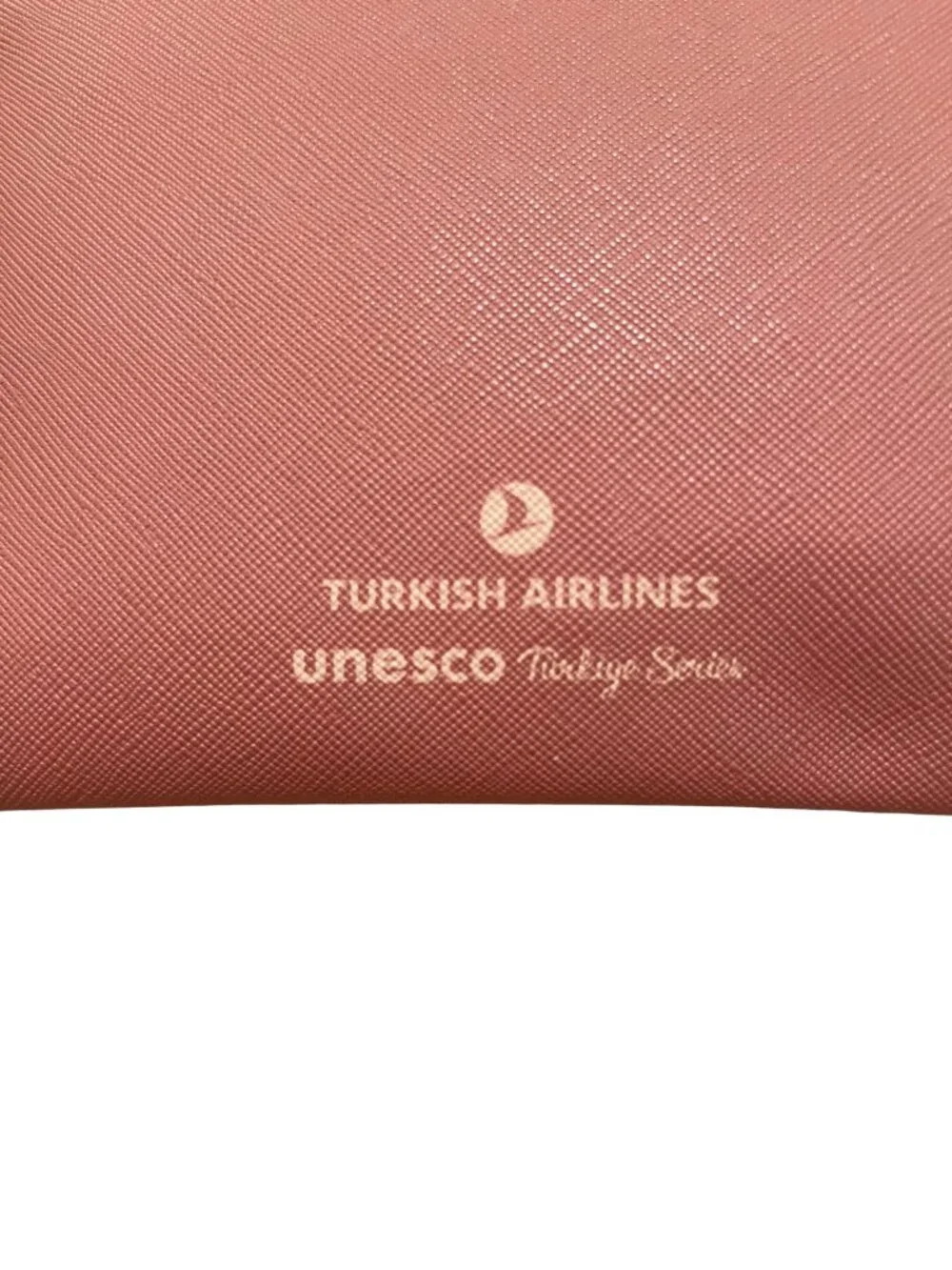 NEW, SEALED Turkish Airlines Business Class UNESCO Türkiye Neoprene Zipper Pouch